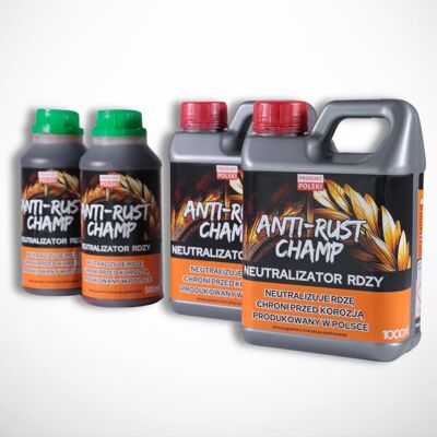 NOFAR KONWERTER RDZY ANTI-RUST CHAMP 2x1000ML+2x500ML NOFAR KONWERTER RDZY ANTI-RUST CHAMP 2x1000ML+2x500ML