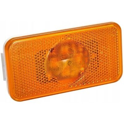 HERTH+BUSS ELPARTS Lampa obrysowa boczna z odblaskiem żółta 102x54mm Renault Volvo żarówka LED HERTH+BUSS ELPARTS Lampa obrysowa boczna z odblaskiem żółta 102x54mm Renault Volvo żarówka LED