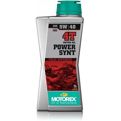 Inny producent MOTOREX Olej silnikowy Power Synt 4T 5W40 1L Inny producent MOTOREX Olej silnikowy Power Synt 4T 5W40 1L