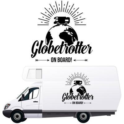 Drukant NAKLEJKA NA SAMOCHÓD dekoracyjna wodoodporna góry słońce globtroter KAMPER przyczepę kempingową camper auto 70 cm Drukant NAKLEJKA NA SAMOCHÓD dekoracyjna wodoodporna góry słońce globtroter KAMPER przyczepę kempingową camper auto 70 cm