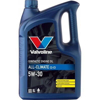 Oleje syntetyczne Valvoline All-Climate C2/C3 5W-30 - Olej silnikowy Oleje syntetyczne Valvoline All-Climate C2/C3 5W-30 - Olej silnikowy