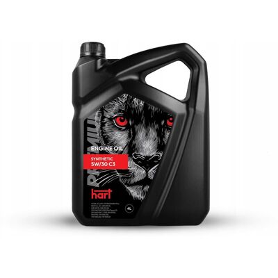 Inny producent OLEJ SILNIKOWY HART 5W/30 C3 SN/SM/CF 4L SYNTHETIC Inny producent OLEJ SILNIKOWY HART 5W/30 C3 SN/SM/CF 4L SYNTHETIC
