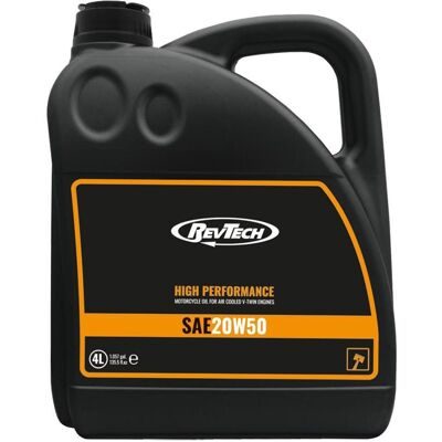 Olej Silnikowy Mineralny 20W50 RevTech do Harley Davidson 3.78L – Wysoka Jakość Olej Silnikowy Mineralny 20W50 RevTech do Harley Davidson 3.78L – Wysoka Jakość