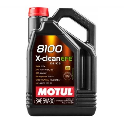 Olej silnikowy Motul 8100 X-Clean EFE syntetyczny 5W-30 5 l API SN Olej silnikowy Motul 8100 X-Clean EFE syntetyczny 5W-30 5 l API SN