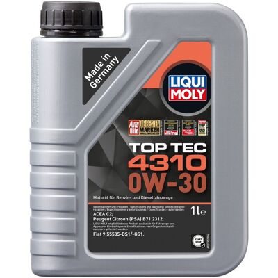 LIQUI MOLY Olej silnikowy Top Tec 4310 0W-30 60L LIQUI MOLY Olej silnikowy Top Tec 4310 0W-30 60L