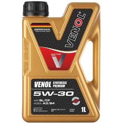 Inny producent Olej silnikowy Venol Synthesis Premium SL CF 5W30 1L Inny producent Olej silnikowy Venol Synthesis Premium SL CF 5W30 1L