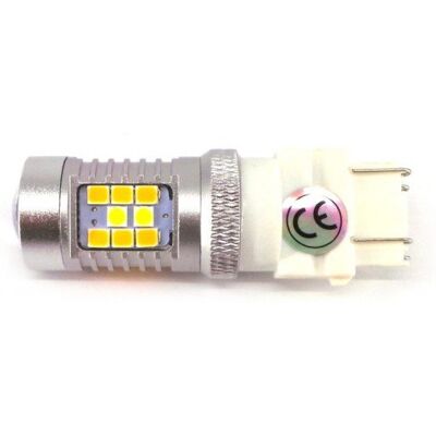 P27/7W Żarówka Led 3157 12-24V 2000Lm Canbus Biało-Pomarańczowa Motoledy P27/7W Żarówka Led 3157 12-24V 2000Lm Canbus Biało-Pomarańczowa Motoledy
