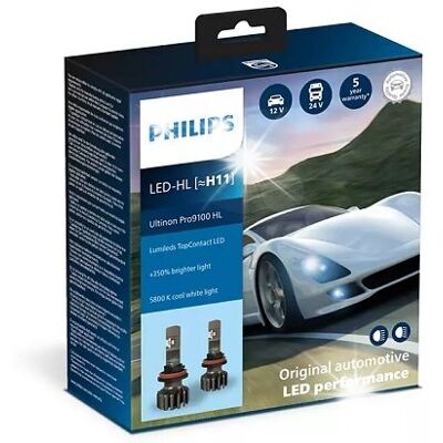 Inny producent Philips Ultinon Pro9100 żarówka LED Lumileds H11 Inny producent Philips Ultinon Pro9100 żarówka LED Lumileds H11
