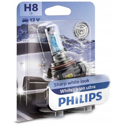 Inny producent Philips Żarówka H8 White Vision Ultra 3800K Inny producent Philips Żarówka H8 White Vision Ultra 3800K
