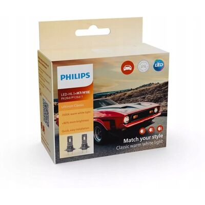 Inny producent PHILIPS ŻARÓWKA LED H7 / H18 ULTINON CLASSIC ŁATWY MONTAŻ 2SZT. 3500K Inny producent PHILIPS ŻARÓWKA LED H7 / H18 ULTINON CLASSIC ŁATWY MONTAŻ 2SZT. 3500K