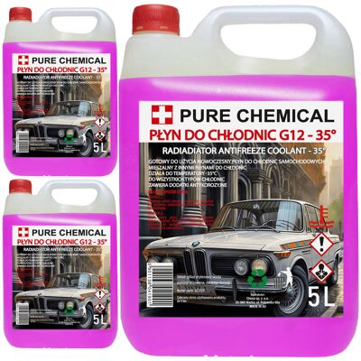 Pure PŁYN DO CHŁODNIC G12/G12+ PŁYN CHŁODNICZY -35C 15L Pure PŁYN DO CHŁODNIC G12/G12+ PŁYN CHŁODNICZY -35C 15L