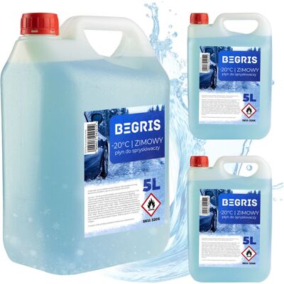 Inny producent Płyn do spryskiwaczy 3x5L 15l zimowy zapachowy dla każdego -20 BEZ SMUG Inny producent Płyn do spryskiwaczy 3x5L 15l zimowy zapachowy dla każdego -20 BEZ SMUG