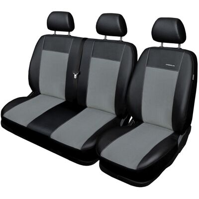 Pokrowce szyte na miarę do Citroen Jumper II BUS (2006-2015) - Auto-Dekor - Premium - szary Pokrowce szyte na miarę do Citroen Jumper II BUS (2006-2015) - Auto-Dekor - Premium - szary