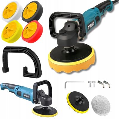 Inny producent Polerka Samochodowa Rotacyjna 2600W do Auta Regulacja Obrotów + Gąbki Filc Inny producent Polerka Samochodowa Rotacyjna 2600W do Auta Regulacja Obrotów + Gąbki Filc