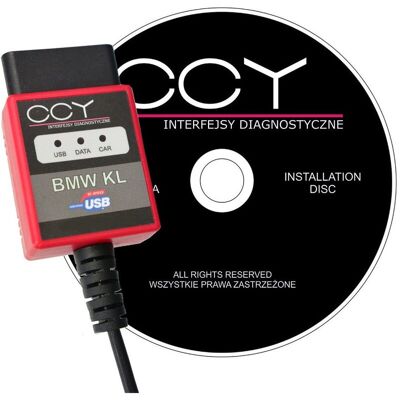 CCY POLSKI Interfejs OBD2 DO BMW INPA KL e39 e46 e60 CCY POLSKI Interfejs OBD2 DO BMW INPA KL e39 e46 e60