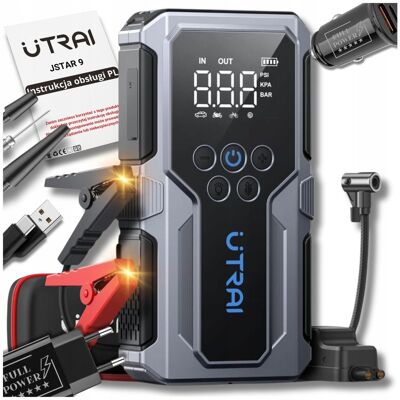 producent niezdefiniowany Powerbank Rozrusznik Booster Jump Starter Kompresor 10Bar Utrai 1500A producent niezdefiniowany Powerbank Rozrusznik Booster Jump Starter Kompresor 10Bar Utrai 1500A