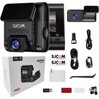 Inny producent Przód+Tył Wideorejestrator Samochodowy Sjcam M60 Dashcam 4K Hdr Wifi Gps Inny producent Przód+Tył Wideorejestrator Samochodowy Sjcam M60 Dashcam 4K Hdr Wifi Gps