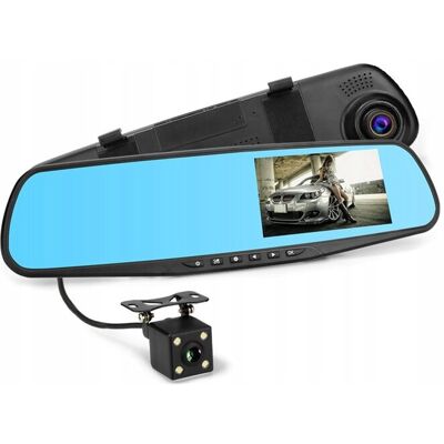 Inny producent REJESTRATOR JAZDY KAMERA COFANIA W LUSTERKU 4LED Inny producent REJESTRATOR JAZDY KAMERA COFANIA W LUSTERKU 4LED