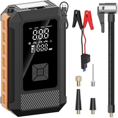 Rozrusznik samochodowy Power Bank 8000mAh kompresor 800A 25L/min PLATINET Rozrusznik samochodowy Power Bank 8000mAh kompresor 800A 25L/min PLATINET
