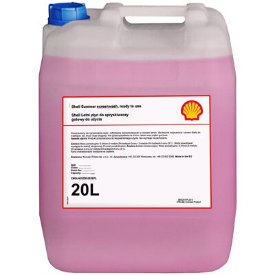Shell Letni płyn do spryskiwaczy gotowy (20L) Shell Letni płyn do spryskiwaczy gotowy (20L)