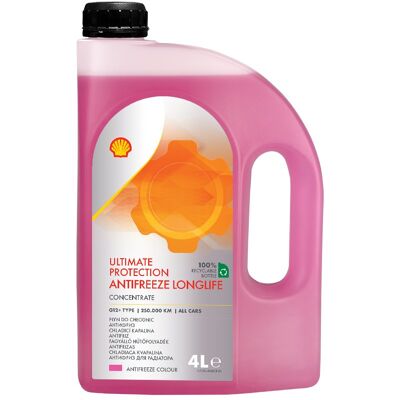 Shell Płyn do chłodnic Antifreeze Longlife Ultimate Protection koncentrat 4L Shell Płyn do chłodnic Antifreeze Longlife Ultimate Protection koncentrat 4L