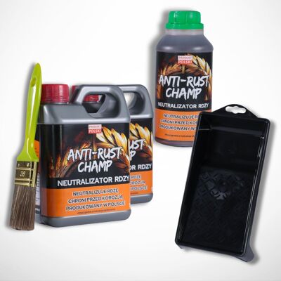 NOFAR ŚRODEK NA RDZĘ ANTI-RUST CHAMP ZESTAW 2x1000ML+500ML NOFAR ŚRODEK NA RDZĘ ANTI-RUST CHAMP ZESTAW 2x1000ML+500ML