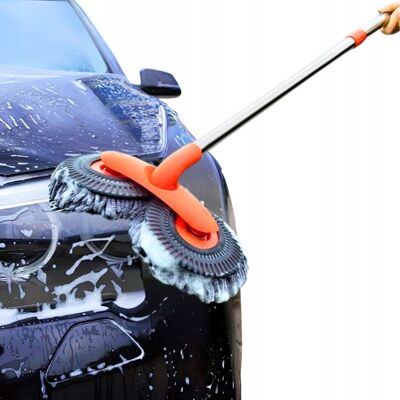 Inny producent Szczotka Mop Teleskopowa Do Mycia Auta Felg Dachu 100Cm Obrotowe Głowice Inny producent Szczotka Mop Teleskopowa Do Mycia Auta Felg Dachu 100Cm Obrotowe Głowice