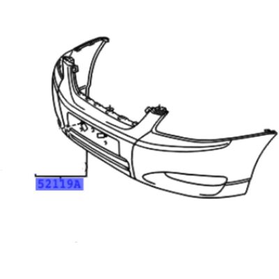 Toyota OE TOYOTA Corolla Zderzak przod 52119-02921 OE Toyota OE TOYOTA Corolla Zderzak przod 52119-02921 OE