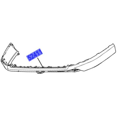 Toyota OE TOYOTA Rav4 Dokladka spoiler zderzaka przod 52411-42100 OE Toyota OE TOYOTA Rav4 Dokladka spoiler zderzaka przod 52411-42100 OE