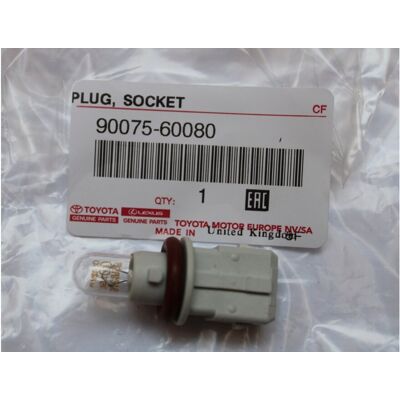 Toyota OE TOYOTA Yaris zarowka lampki tablicy rejestracyjnej 90075-60080 OE Toyota OE TOYOTA Yaris zarowka lampki tablicy rejestracyjnej 90075-60080 OE