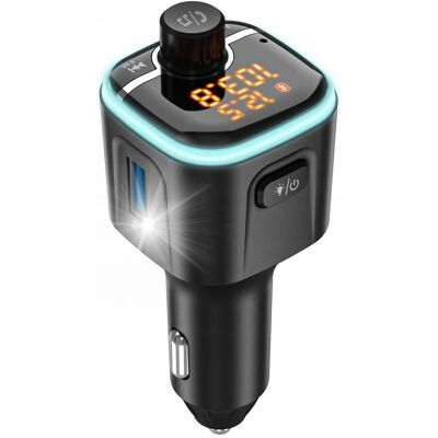 Inny producent Transmiter FM samochodowy Navitel BHF04 MAX zestaw głośnomówiący USB BT Inny producent Transmiter FM samochodowy Navitel BHF04 MAX zestaw głośnomówiący USB BT