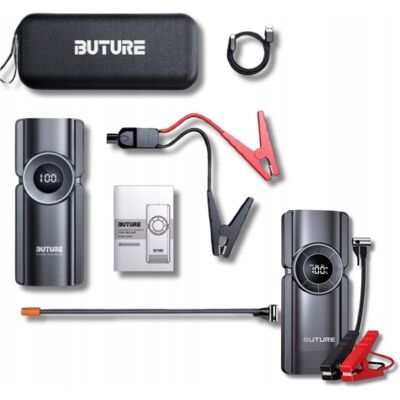 Inny producent Urządzenie Rozruchowe 4w1 Booster Jump Starter Powerbank Kompresor Latarka Inny producent Urządzenie Rozruchowe 4w1 Booster Jump Starter Powerbank Kompresor Latarka