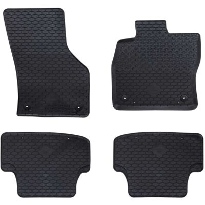 vidaXL Mata samochodowa 4 pcs Czarny odpowiedni dla Audi A3 2012-2020 vidaXL Mata samochodowa 4 pcs Czarny odpowiedni dla Audi A3 2012-2020