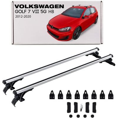 Venus LTD VOLKSWAGEN GOLF 7 VII 5G 2012-2020 HATCHBACK BAGAŻNIK DACHOWY BELKI BAZOWE 120 CM Venus LTD VOLKSWAGEN GOLF 7 VII 5G 2012-2020 HATCHBACK BAGAŻNIK DACHOWY BELKI BAZOWE 120 CM