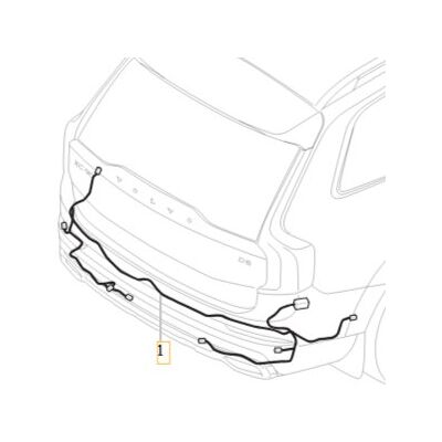 Volvo OE VOLVO wiazka przewodow zderzak tylny 32389466 OE czesc fabrycznie nowa Volvo OE VOLVO wiazka przewodow zderzak tylny 32389466 OE czesc fabrycznie nowa