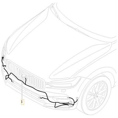 Volvo OE Volvo XC60 wiazka przedniego zderzaka 32374242 OE Volvo OE Volvo XC60 wiazka przedniego zderzaka 32374242 OE