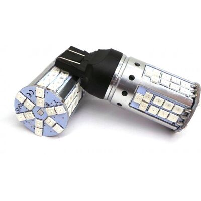 W21/5W Żarówka Led 7443 12-24V Canbus 2000Lm Pomarańczowa-Czerwona Usa Motoledy W21/5W Żarówka Led 7443 12-24V Canbus 2000Lm Pomarańczowa-Czerwona Usa Motoledy