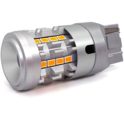motoLEDy W21W żarówka LED 7440 12-24V bez błędu pomarańczowa 100% canbus motoLEDy W21W żarówka LED 7440 12-24V bez błędu pomarańczowa 100% canbus