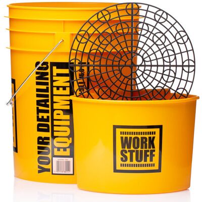 Wiadro Detailingowe do Mycia Auta WASH Separator Hanger 20L WORK STUFF Wiadro Detailingowe do Mycia Auta WASH Separator Hanger 20L WORK STUFF