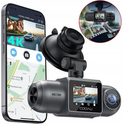 Inny producent WIDEO REJESTRATOR SAMOCHODOWY 4K DUAL KAMERA GPS WIFI APP MONITORING NOCNY Inny producent WIDEO REJESTRATOR SAMOCHODOWY 4K DUAL KAMERA GPS WIFI APP MONITORING NOCNY
