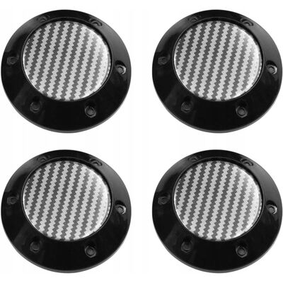 Inny producent X Autohaux Zaślepki Piasty Kół 4Szt 68Mm Z Naklejką Carbon Inny producent X Autohaux Zaślepki Piasty Kół 4Szt 68Mm Z Naklejką Carbon