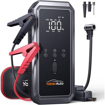 Inny producent YABERAUTO Powerbank Rozruchowe 150PSI Kompresor 3000A 21800mAh LED Inny producent YABERAUTO Powerbank Rozruchowe 150PSI Kompresor 3000A 21800mAh LED