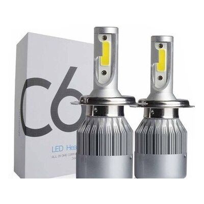 Inny producent Żarówka LED H4 - zestaw oświetleniowy H4 12-24V 7600K COB Inny producent Żarówka LED H4 - zestaw oświetleniowy H4 12-24V 7600K COB