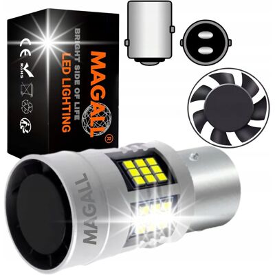 Inny producent ŻARÓWKA LED P21/5W BAY15D 1157 MAGALL FAN-CAN BIAŁE CANBUS DRL POSTOJOWE Inny producent ŻARÓWKA LED P21/5W BAY15D 1157 MAGALL FAN-CAN BIAŁE CANBUS DRL POSTOJOWE