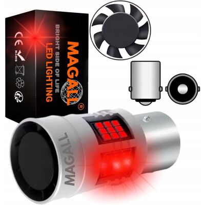 Inny producent Żarówka LED P21W Ba15S 1156 Canbus Magall Fan-Can Mocne Czerwone Stopu Inny producent Żarówka LED P21W Ba15S 1156 Canbus Magall Fan-Can Mocne Czerwone Stopu