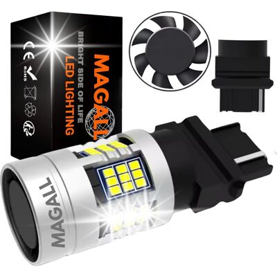 Inny producent ŻARÓWKA LED P27W 3156 CANBUS MAGALL FAN-CAN BIAŁE MOCNE DRL WSTECZNY 12V Inny producent ŻARÓWKA LED P27W 3156 CANBUS MAGALL FAN-CAN BIAŁE MOCNE DRL WSTECZNY 12V