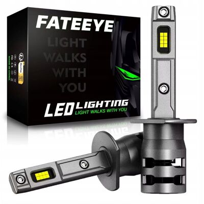 ŻARÓWKI H1 LED CANBUS FATEEYE BARDZO MOCNE BIAŁE ŚWIATŁO 6500K 20000LM ŻARÓWKI H1 LED CANBUS FATEEYE BARDZO MOCNE BIAŁE ŚWIATŁO 6500K 20000LM
