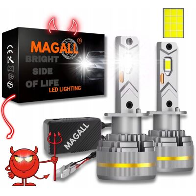 Inny producent ŻARÓWKI H1 LED CANBUS MAGALL LUCYFER BARDZO MOCNE ŚWIATŁO 48000LM 200W Inny producent ŻARÓWKI H1 LED CANBUS MAGALL LUCYFER BARDZO MOCNE ŚWIATŁO 48000LM 200W