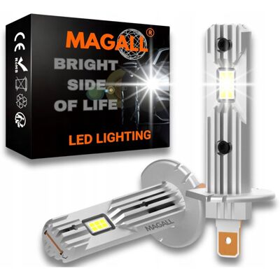 Inny producent ŻARÓWKI H1 LED MAGALL ONE TO ONE MOCNE BIAŁE ŚWIATŁO 6500K 16000LM 12V Inny producent ŻARÓWKI H1 LED MAGALL ONE TO ONE MOCNE BIAŁE ŚWIATŁO 6500K 16000LM 12V