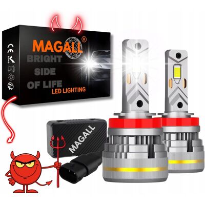 Inny producent ŻARÓWKI H11 LED CANBUS MAGALL LUCYFER BARDZO MOCNE ŚWIATŁO 48000LM 200W Inny producent ŻARÓWKI H11 LED CANBUS MAGALL LUCYFER BARDZO MOCNE ŚWIATŁO 48000LM 200W